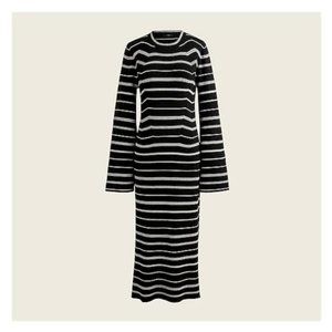 🆕J.Crew Dress - Knit Ribbed Sweater-Dress in Mixed Stripe